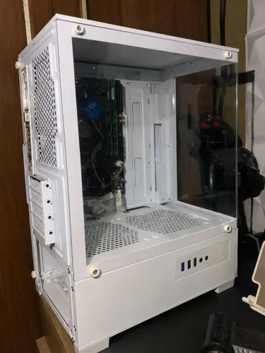 Gabinete TGT Legion Branco com Lateral de Vidro