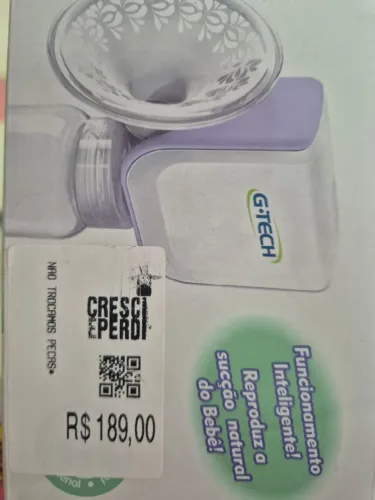 Bomba extratora de leite materno