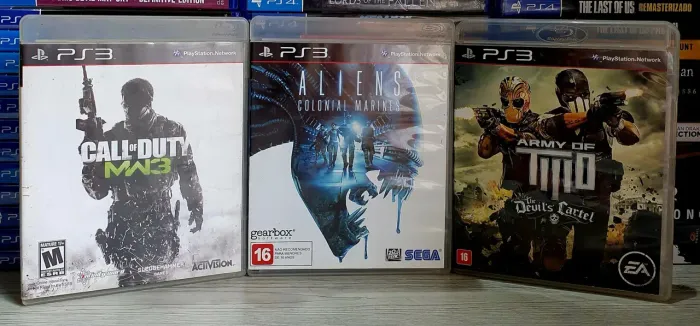 Jogos Ps3 Combo 3 Jogos! Call Of Duty + Aliens + Devil's Cartel