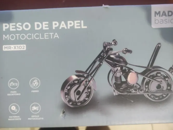 Míni moto artesanal de ferro para colecionador ZAP Claudemir *