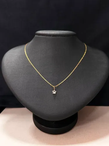 Corrente Feminina de ouro 2.11g 18k procedência garantia eterna