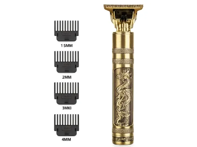 Máquina de Cortar Cabelo e Aparador de Barba Recarregável Sem Fio
