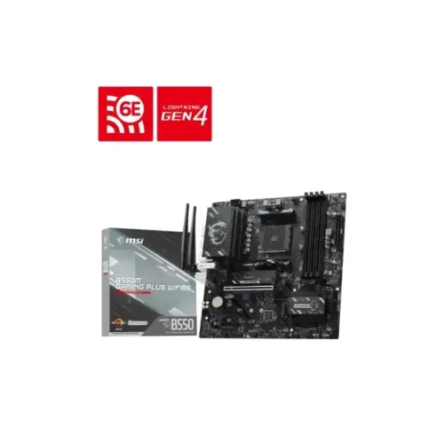 Placa-Mãe MSI B550M Gaming Plus WiFi6E - AM4