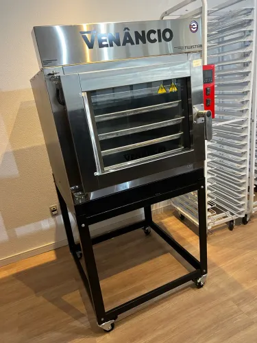 Forno elétrico 5 telas trifasico 380v - pronta entrega