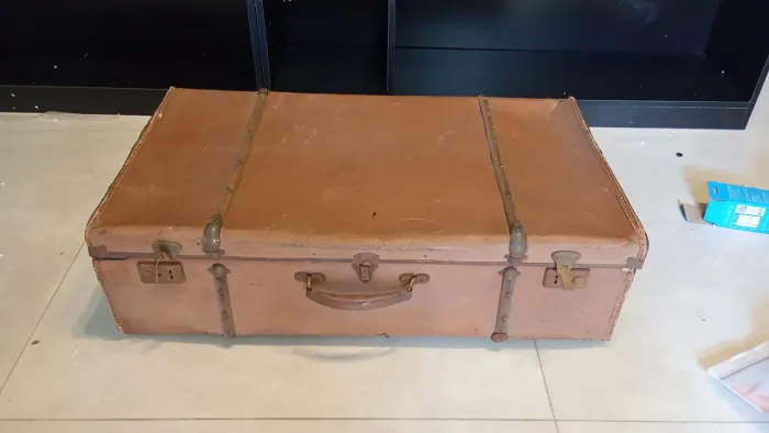 Mala antiga para decorações 
