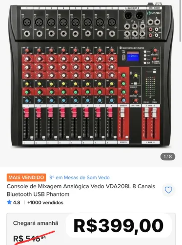 Console de Mixagem 