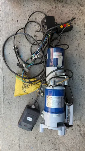 Porta de aço automática com motor de 3,00 de largura 2,5 altura