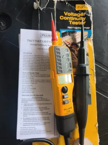 Testador de Tensão e continuidade FLUKE T130