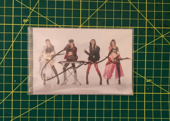 Autógrafo kpop GISELLE aespa postcard Richman