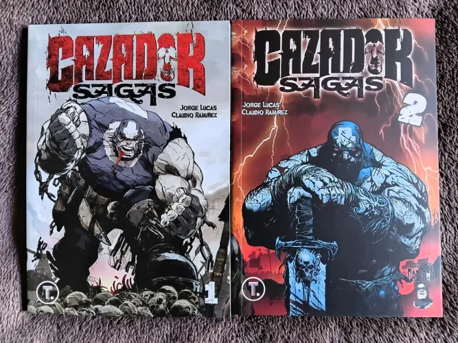 HQs Cazador Sagas: Vols. 1 e 2 (Novos)