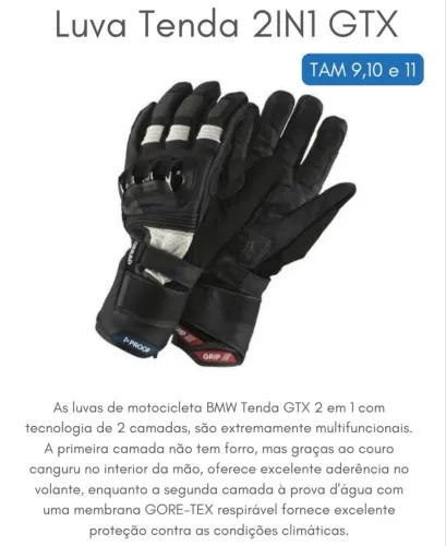 Luva BMW - GTX 2em1