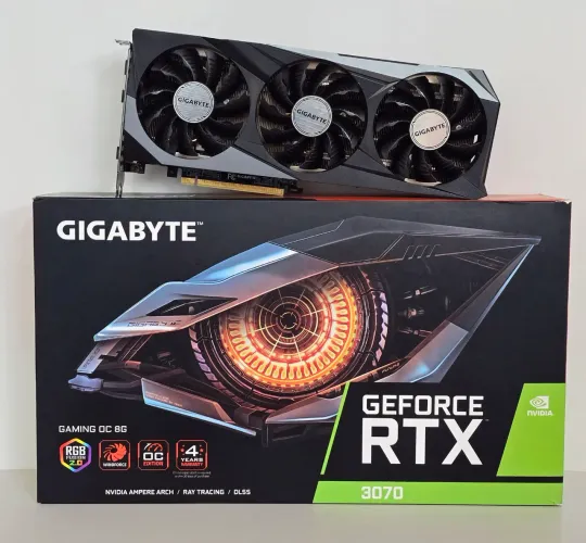 Geforce RTX 3070 8GB Gigabyte (NÃO FAÇO MENOS) 