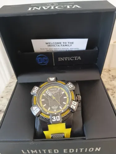 Relogio invicta original edição limitada batman