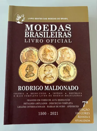 MOEDAS BRASILEIRAS 1500/2021 LIVRO OFICIAL