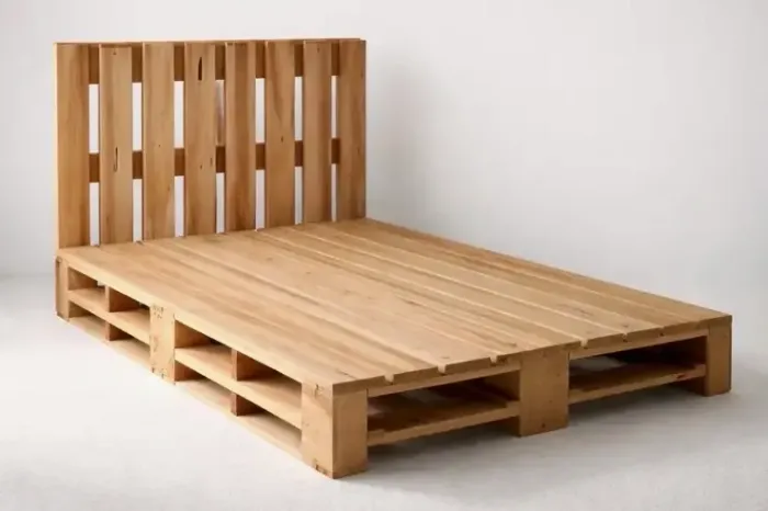 Cama de Palete (pallet) com cabeceira