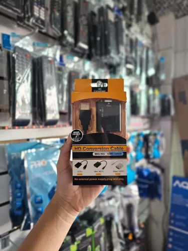 Conversor Hdmi para VGA com saída de áudio