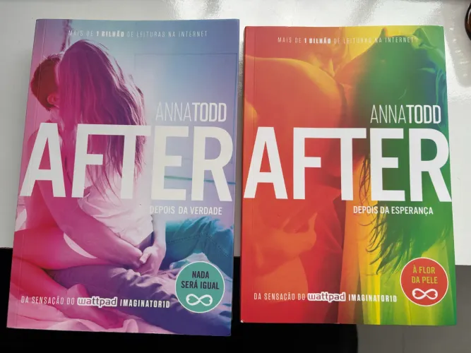 Livros 2 e 4 coleção AFTER