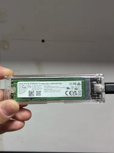 SSD NVME 256GB + case externo