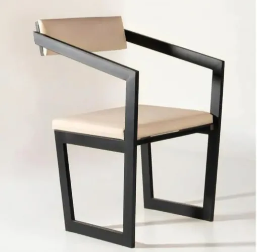 CADEIRA RIGO DESIGN ESTILO INDUSTRIAL EM ACO E MADEIRA