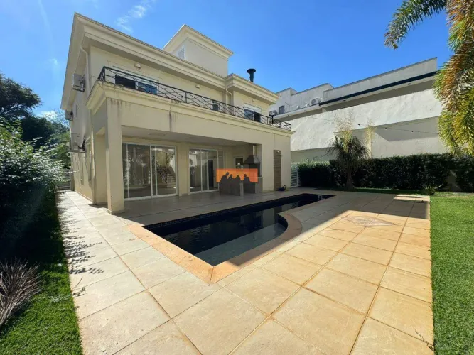 Casa para Aluguel em Campinas (Parque das Sapucaias) com 4 suítes, piscina e espaço gourme