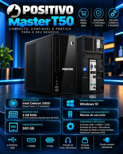 Computador Positivo Master T50 PDV