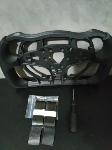 Aro de Volante Estilo Fórmula F1 para Moza ES Hub R3 R5 + Grips