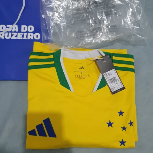 Camisa Cruzeiro 2026 Adidas ORIGINAL Amarela | PARA VENDER RÁPIDO