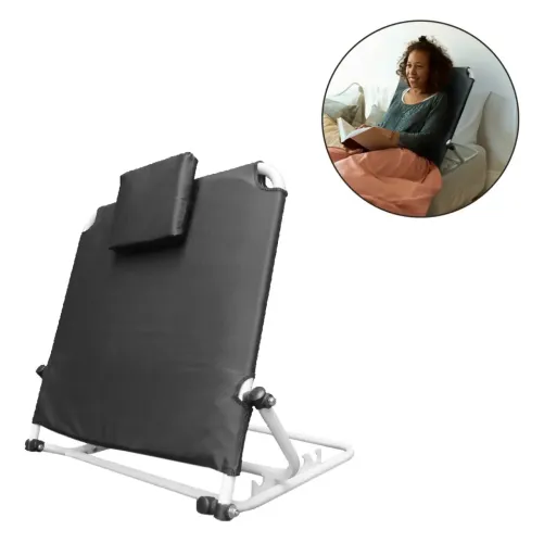 Encosto para cama reclinável e ajustável em 5 níveis (preto)
