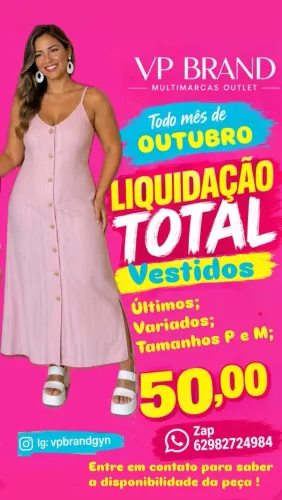 Vestidos variados últimos LIQUIDAÇÃO 50,00