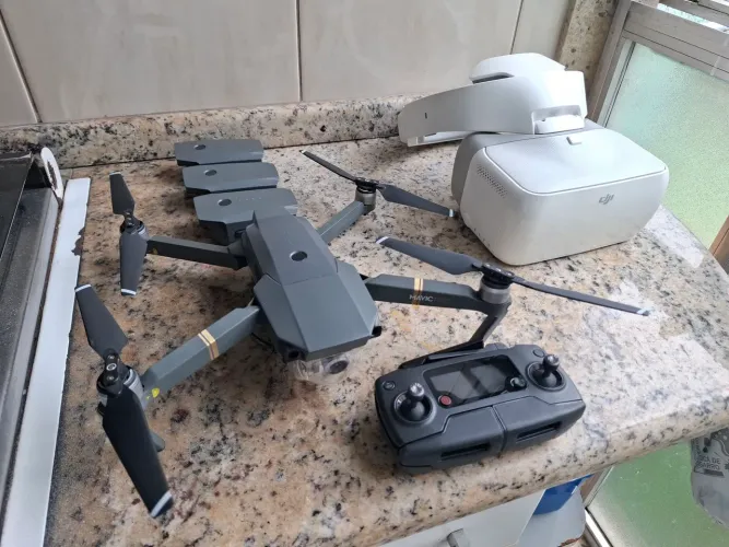 Drone DJI Mavic Pro Completo com Goggles - Oportunidade
