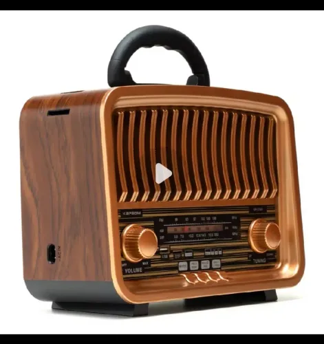 Rádio Am FM sw retro estilo antigo madeira pra decoração e alta qualidade de som