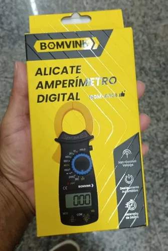 Alicate amperímetro digital 