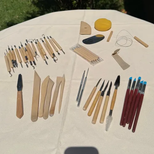 Kit ferramentas para cerâmica