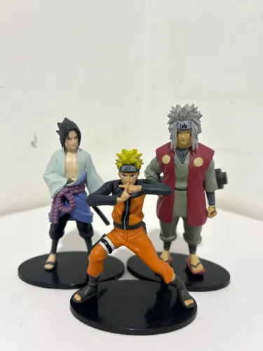 Kit três figures Naruto Planeta Diagostini 