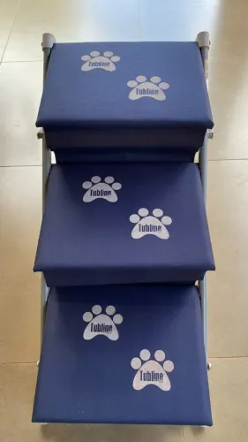 Escada Rampa Tubline Pet  para pets de até 15kg para sofá, cama e carro cães e gatos