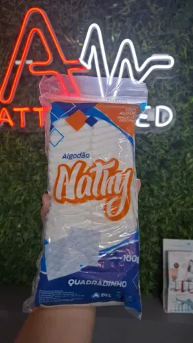 Algodão Quadrado 100g - Nathy