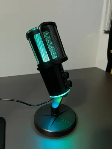 (Novo) Microfone de Mesa com RGB