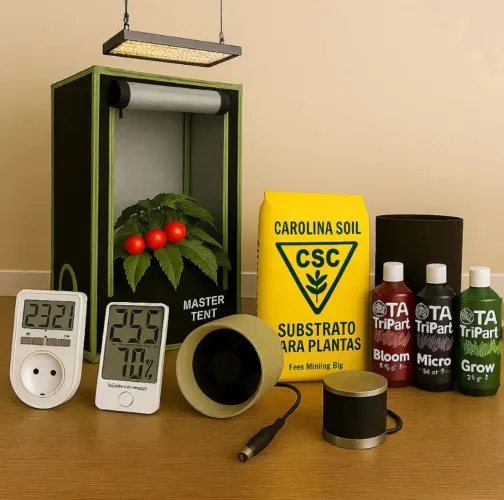 Estufas de Cultivo Grow Tendas Mater Plants Kit para cultivo