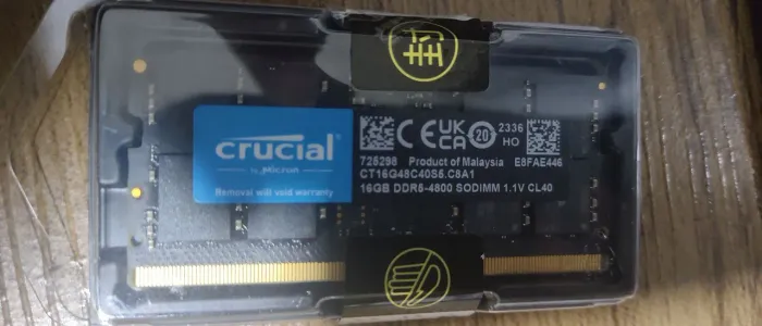 Memória RAM para Notebook, Crucial, 16gb, 4800mhz
