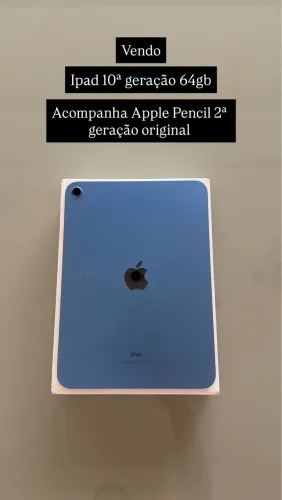 iPad 10ª geração 64GB + Apple Pencil 2ª geração | Em até 12x no cartão