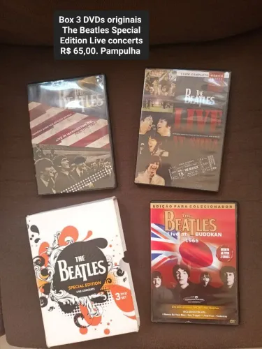 BOX DVDs originais THe Beatles