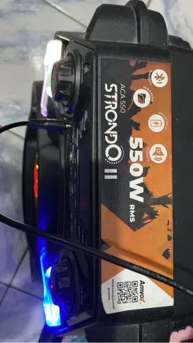 Caixa de som Amvox 550w.