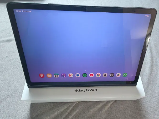 SAMSUNG GALAXY TAB S9 FE 128GB + S PEN + CARREGADOR ORIGINAL