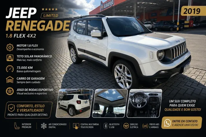 Jeep Renegade Limited 1.8 4X2 Flex 16V Aut. 2019