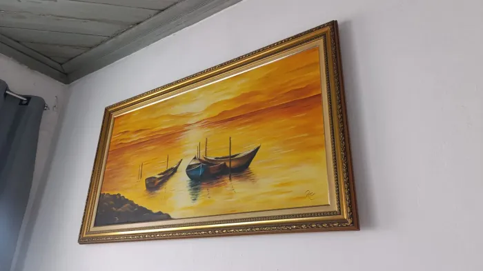 Quadro Pintado a Mão - Régia 2002
