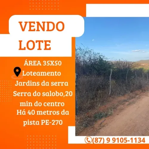 Vende-se Terreno 35x50 