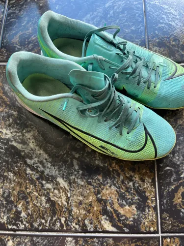 Chuteira Society Nike Vapor 14 Academy - Azul Turquesa - Tam 42
