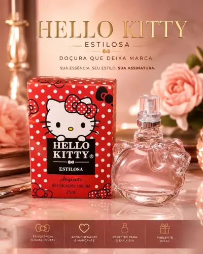 Colônia Infantil Hello Kitty 25 ml