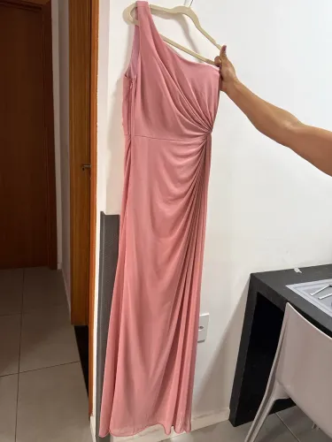 Vestido rosa longo URBAN RACE tam P