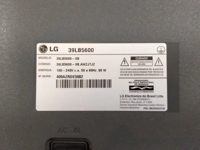 Tv 39LB5600 LG